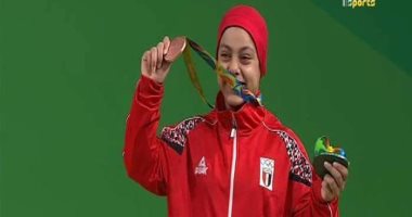 بنات مصر فى الأولمبياد يحصدن 4 ميداليات.. سارة سمير أول مصرية تتوج على المنصات الأولمبية.. عبير عبد الرحمن تحقق الفضية الأولى.. وهداية ملاك تحقق البرونزية فى ريو دى جانيرو