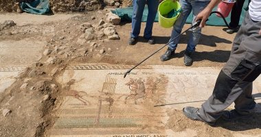 بالصور.. اكتشاف أرضية من الفسيفساء لسباق الخيل تعود للقرن الـ 4 بقبرص