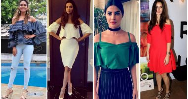 كاترينا وبريانكا وسونام وإيشا..نجمات "بوليوود" يفضلن موضة "off-shoulder"
