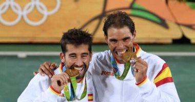 أولمبياد 2016.. الإسبانيان نادال ولوبيز يفوزان بذهبية زوجى الرجال بالتنس