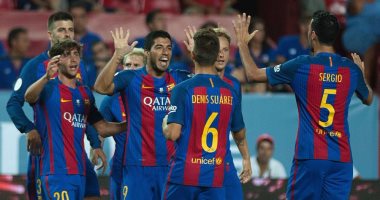 بالفيديو.. برشلونة يقترب من السوبر الإسبانى بثنائية الذهاب أمام أشبيلية