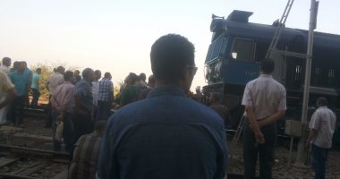 صحافة المواطن.. تعطل قطار "القاهرة بنها" فى قها