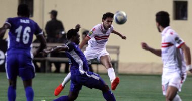 شوط أول سلبى بين الزمالك وإنيمبا النيجيرى