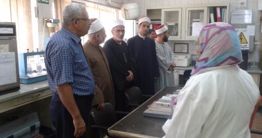وفد من "الأوقاف" يزور محطات مياه الشرب بالفيوم للتعرف على مراحل التنقية