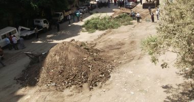  رصف شارع ترعة عبد العال بالجيزة ليكون محورا موازيا لطريق الملك فيصل