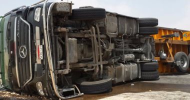 إصابة 6 عمال من بنى عبيد بالدقهلية فى انقلاب مقطورة أثناء توجههم للعمل