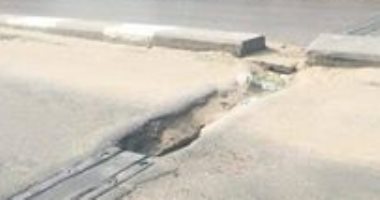 بالصور.. تهالك الفواصل بكوبرى الصاغة بالزقازيق