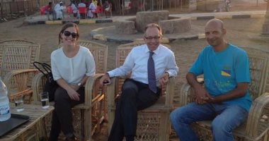 بالصور.. السفير الأسترالى بالقاهرة يزور منجم السكرى جنوب البحر الأحمر