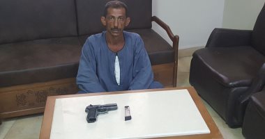 مباحث أولاد صقر بالشرقية تضبط "دقرم" وبحوزته طبنجة و9 طلقات