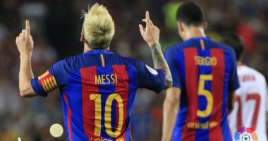 ميسي يضيف هدف برشلونة الثانى فى شباك بيتيس بالليجا