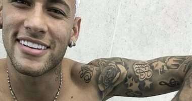 أولمبياد 2016.. نيمار يحتفل بالذهبية بـ"وشم" جديد
