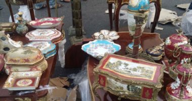 بالصور.. إحباط تهريب 48 قطعة أثرية يرجع تاريخها لأسرة محمد على إلى أمريكا
