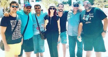 بيومى فؤاد ينشر صورة من كواليس "حملة فريزر" على إنستجرام