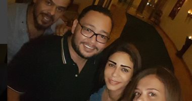 إيمى سالم تنشر صورة على Instagram مع أحمد رزق وإيناس عز الدين ومنذر رياحنة