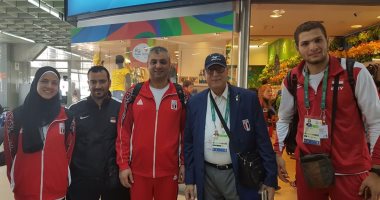 بالصور .. وصول البعثة المصرية المشاركة فى دورة الألعاب الأولمبية مطار ساو باولو