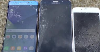 فى اختبار السقوط.. أيهما أقوى نوت 7 أم آيفون 6S أم نوت 5؟