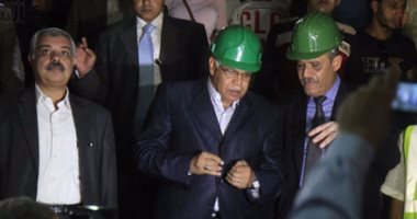 وزير النقل يتفقد أعمال حفر وتنفيذ  مترو هارون - النزهة