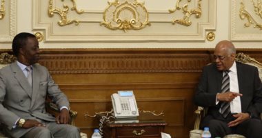 بالصور.. على عبد العال يستقبل رئيس البرلمان الإفريقى لبحث التعاون المشترك