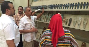 بالصور.. نقل القطع الأثرية للملك توت عنخ آمون للمتحف الكبير