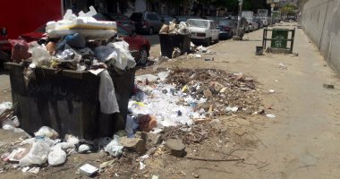 حرق القمامة بجوار الدائرى ينذر بكارثة على الطريق السريع