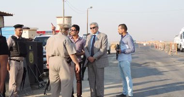 بالصور.. مدير أمن الفيوم يتفقد الأكمنة الحدودية بالمحافظة