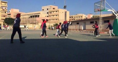 فريق سلة طالبات جامعة قناة السويس يفوز على نظيره بنى سويف 17 مقابل 2