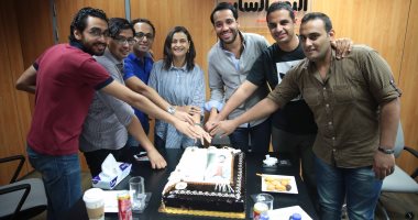 بالصور.."اليوم السابع" يحتفل بنجاح ألبوم "ملناش إلا بعض" مع رامى جمال