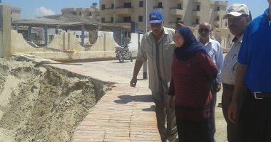 مساعدة محافظ الدقهلية تتفقد أعمال النظافة ورفع كفاءة مصيف جمصة
