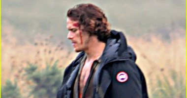 سام هيوين يصور مسلسل Outlander فى اسكتلندا