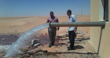 تشغيل 8 آبار لرى 1600 فدان توزع على الشباب بالقرعة فى الداخلة