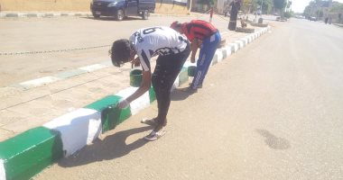 بالصور.. "حلوة يا بلدى" تغير ملامح شوارع وأحياء الداخلة بمشاركة شعبية