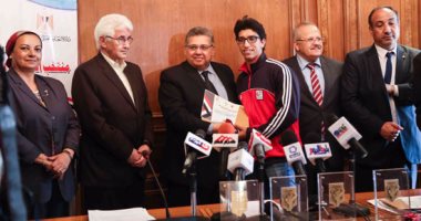 بدء احتفالية "التعليم العالى" لتكريم الفائزين ببطولة العالم للجامعات للكاراتيه 