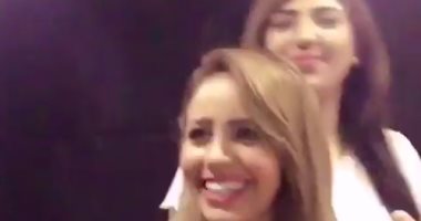 بالفيديو.."زغرودة" رنا سماحة احتفالاً بعيد ميلاد تامر حسنى