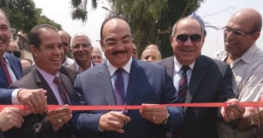محافظ القليوبية يفتتح حمام السباحة الجديد بنادى بنها الرياضى