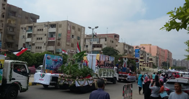 بالصور.. مسيرات بالقليوبية احتفالًا بالعيد القومى للمحافظة