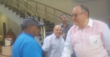 بالصور .. كردى  يصل اتحاد الكرة بعد الفوز بالعضوية