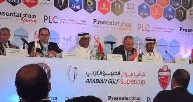 بالصور.. أول ظهور لرئيس الجبلاية الجديد فى مؤتمر السوبر الإماراتى