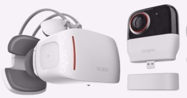 "ألكاتيل" تكشف عن نظارتها Alcatel Vision للواقع الافتراضى بتصميم مميز