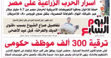 "اليوم السابع": ترقية 300 ألف موظف حكومى