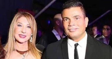 نادية الجندى تنشر صورتها مع عمرو دياب على "إنستجرام"