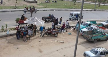 بالصور.. التجمع الأول يتحول لأسواق عشوائية يسكنها الباعة الجائلون والبلطجية