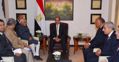 نائب رئيس الهند للسيسى: زيارتكم ستكون مؤثرة جدا فى تعزيز علاقات البلدين