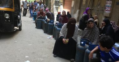 بالصور.. أزمة فى أسطوانات البوتاجاز بفيصل