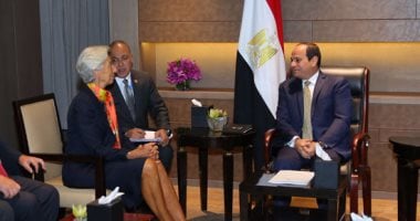 أخبار 6.. السيسي يلتقى لاجارد بالصين.. ويؤكد حرصه على العدالة الاجتماعية