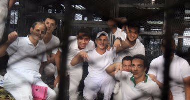 بالصور.. بدء نظر محاكمة 16 متهما بـ"أحداث الدفاع الجوى" 