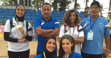 بالصور.. تتويج سيدات الطائرة الشاطئية بلقب البطولة العربية بالمغرب