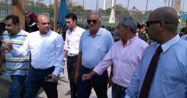بالصور.. جوزيه يتفقد مركز شباب الجزيرة