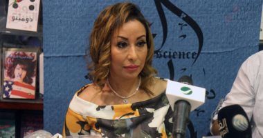 بالصور..ناهد صلاح:رواية"دومينو" ترصد القهر والقسوة التى تتعرض لها المرأة