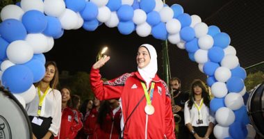  بالصور.. بدء حفل تكريم هداية ملاك بالصيد