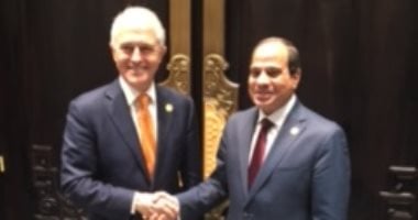 رئيس وزراء أستراليا يوجه دعوة للسيسي لزيارة بلاده ويرحب بالتعاون الزراعى